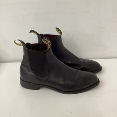 R.M. Williams Leather Boots Black - Size 11