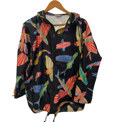 Gorman Womens  Size M / S Raincoat Black  / Multicoloured / Pattern 
