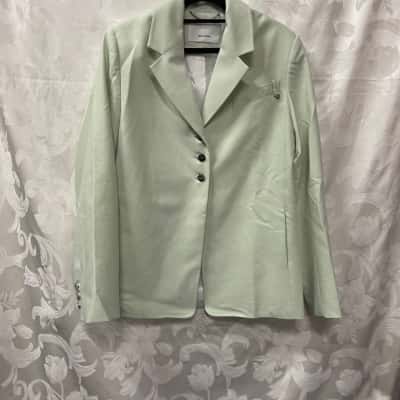 Sass & Bide Womens  Size 6 / 8 Suit Jacket Green and Pants 