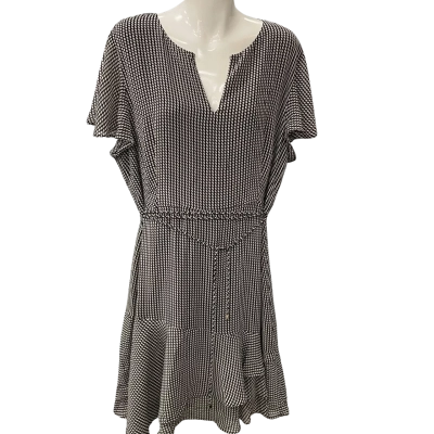 Portmans Womens  Size 18 Midi Dress Black  / Grey 