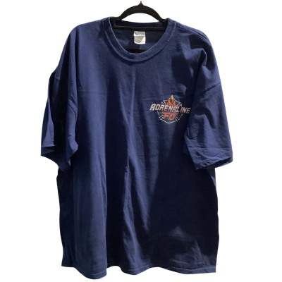 Gildan American Firefighter Size XXL   T-shirt Navy Blue "The Hotter They Are The Harder They Fight"