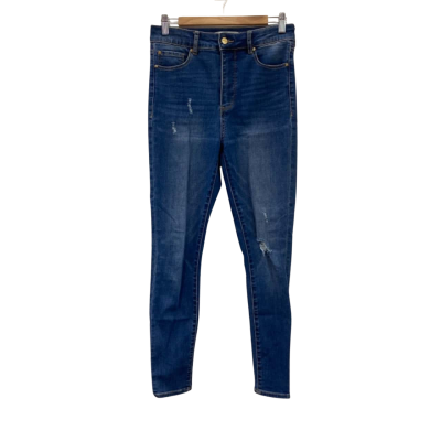 Forever New Womens  Size 10 Distressed Jeans Blue 