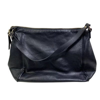 Mi Piaci Woman’s Black Leather Handbag