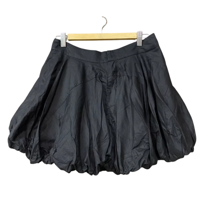 BNWT Dissh Womens Size 12 'Maria' Black Bubble Mini Skirt