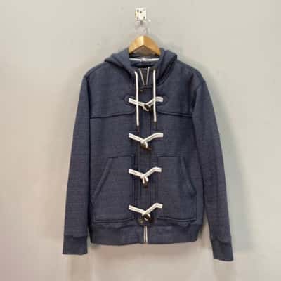 Connor Mens  Size L Duffle Fleeced Hoodie Blue 