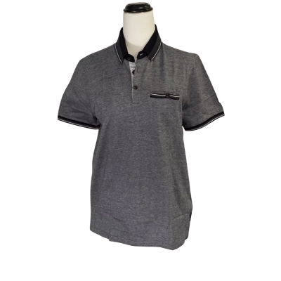 Ted Baker Mens  Size 3 Short Sleeve T-shirt Black  / Grey / White 