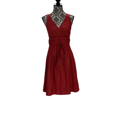 Dana Ferrari Womens  Size 8 Cocktail Dress Red 