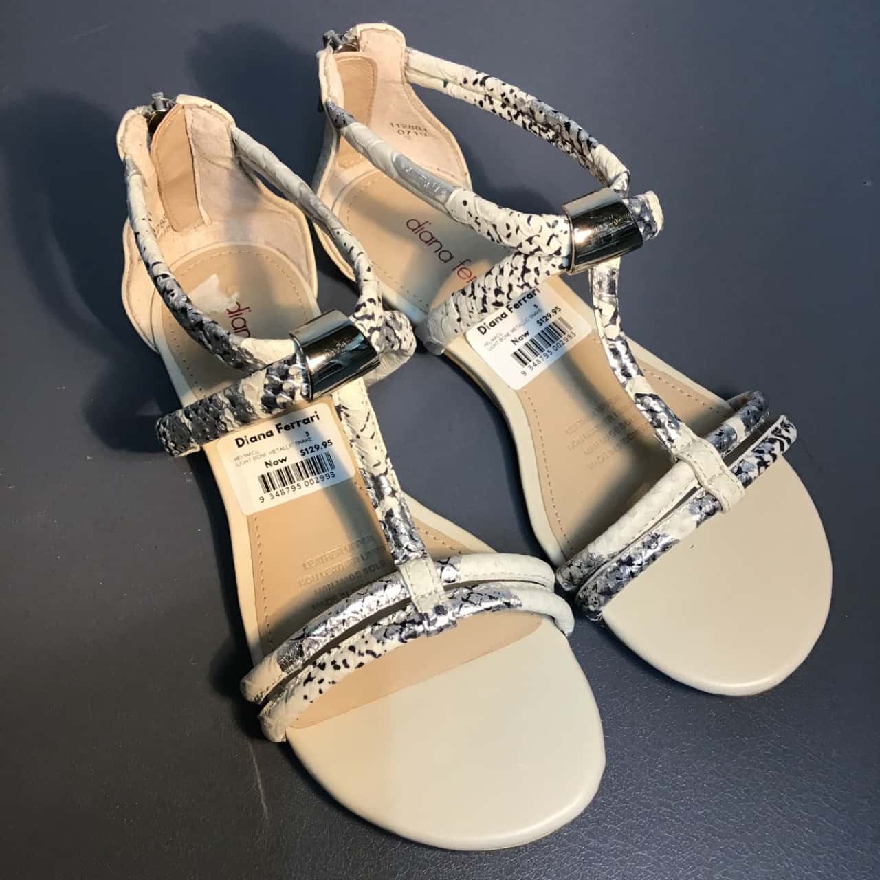 Diana Ferrari Womens Size 5 Animal print Sandals s
