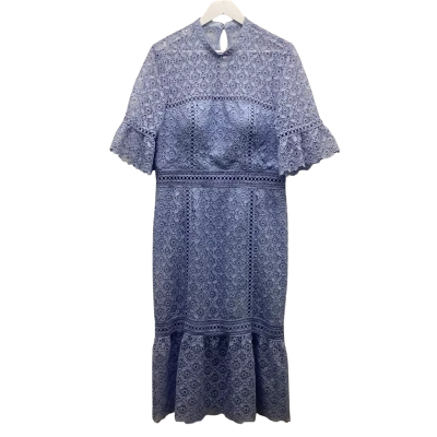 Forever New Size 16 Blue Lacey Midi Dress BNWT