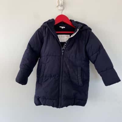 Seed Heritage Kids Navy Blue Winter Jacket Size 4 