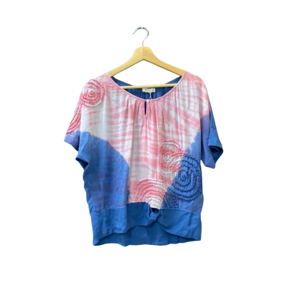 M.E.L. Australia Size 10 Short Sleeve Top Multicoloured / Pattern BNWT