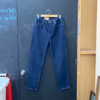 Autonomy Size 28 Straight Leg Jeans Navy Blue BNWT