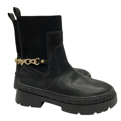 Decjuba Womens  Size 38 Black Ankle Boots 