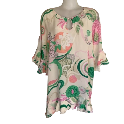 Phyllis Boho.     Pure Silk Dress.     Size L 