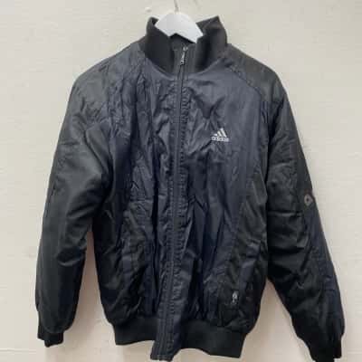 Adidas Mens  Size XXL Bomber Black - The Brand with 3 Stripes