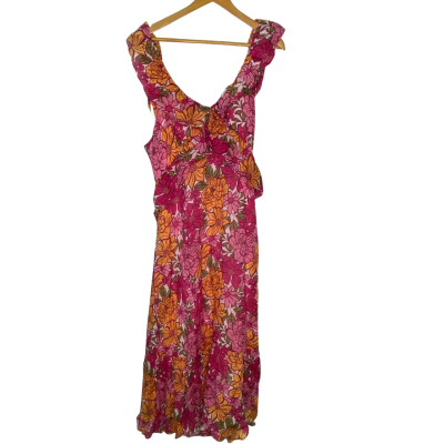 Piper Womens  Size 16 Maxi Dress Floral / Pink  