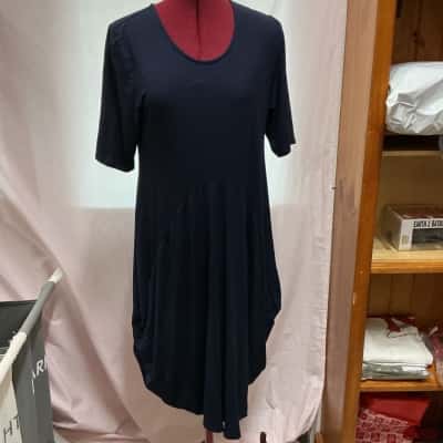 Bamboo by whispers Womens  Size S Casual Dress Blue 