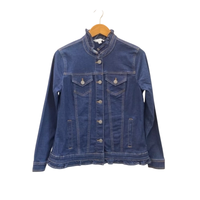 W. Lane Womens  Size 10 Denim Jacket Blue 