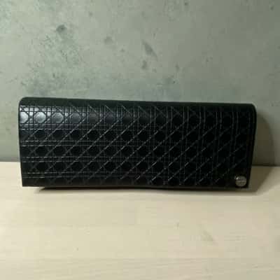 Olga Berg Black PVC Evening Bag
