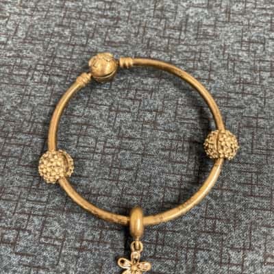 Pandora Womens Bangle Silver 