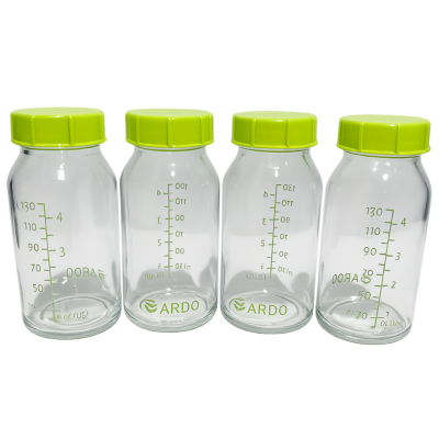 Ardo breast milk storage/feeding bottle x4