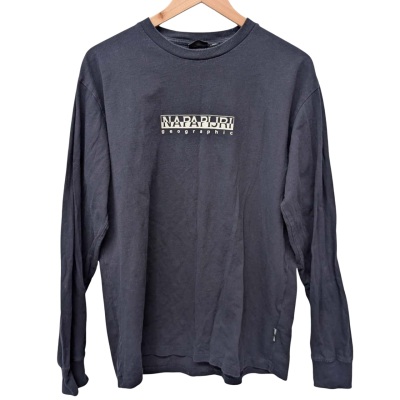 Napapijri Mens Black Long Sleeve Top   