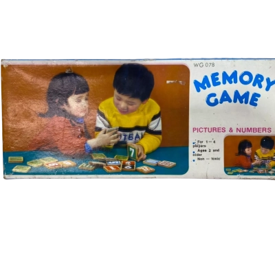 Educational Pictures & Numbers Memory Game For Ages Two And Up