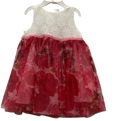 BNWT Ollies Place Kids  Size 6-12m Dress Floral / Pink  / White RRP $39.99