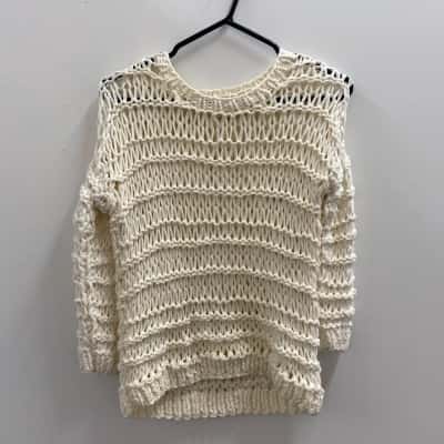 Morrison Womens  Size 1 Jumper Cream 