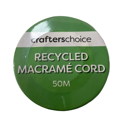 Crafters choice recycled macramé cord x3