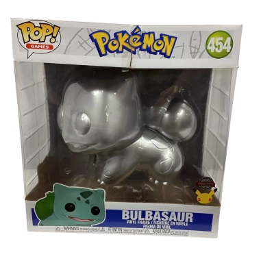 Funko Pop! Pokémon Bulbasaur (Jumbo) (Metallic) #454 Vinyl Figure