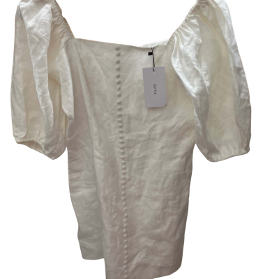 Favr Womens  Size M Mini Dress White 