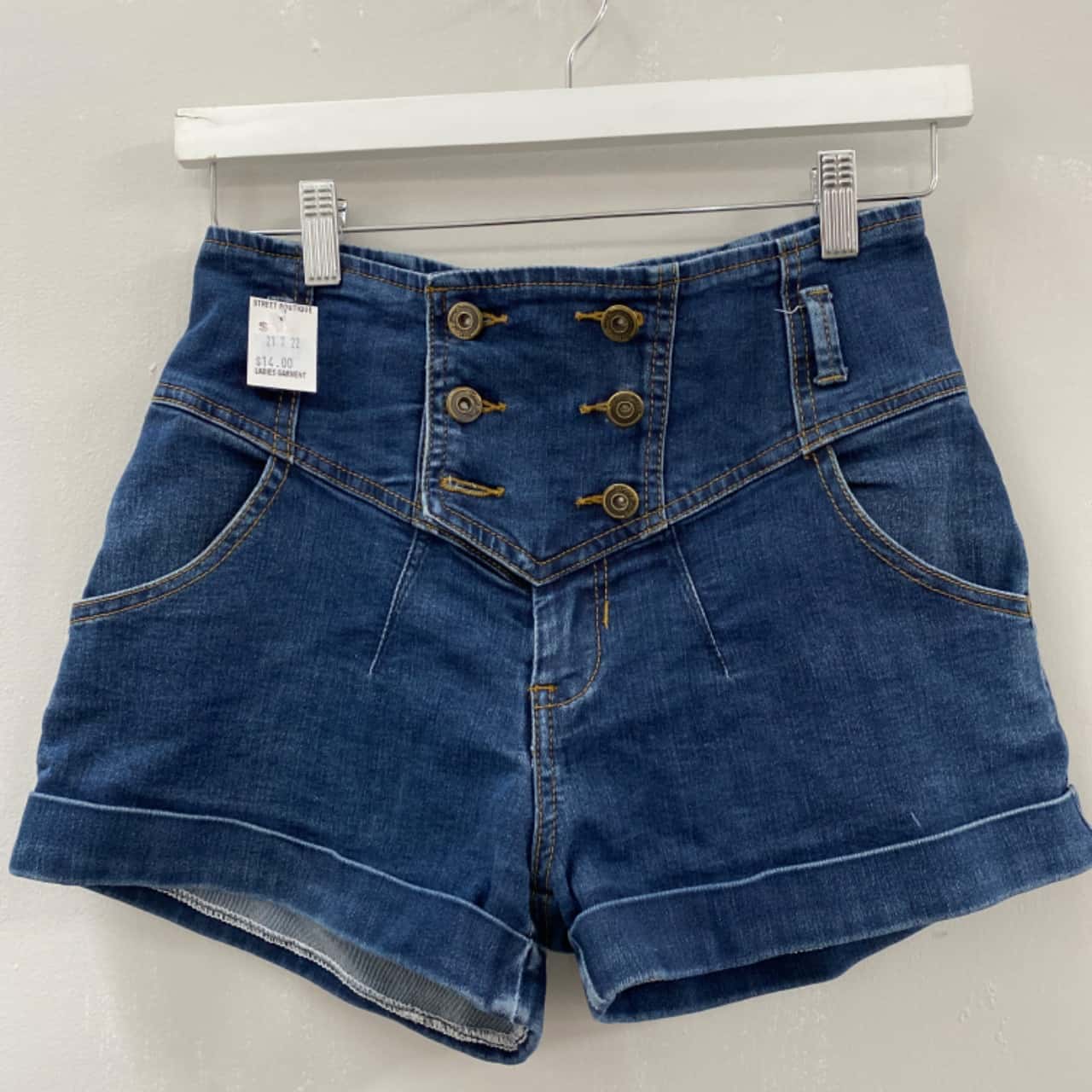 Ruth Denim Shorts- Dark