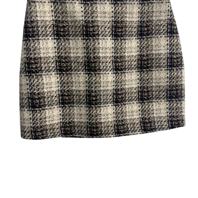 Forever New Women Size 14 Mini Skirt Black / Brown 