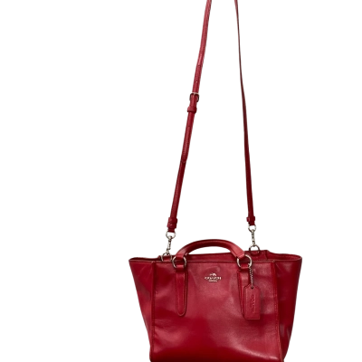 Coach Red Cross Body Bag / Handbag 