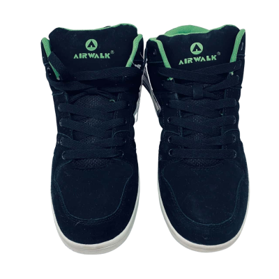 Brand New Airwalk High-Top Skate Shoes – Size US10 (Green Accents)