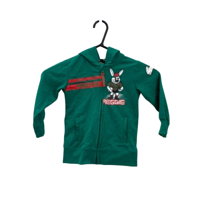 NRL Kids  Size 3 Hoodie  Green Reggie Rabbitohs