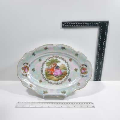 Vintage Fragonard Bavarian Oval Platter Plate Server PreOwned 