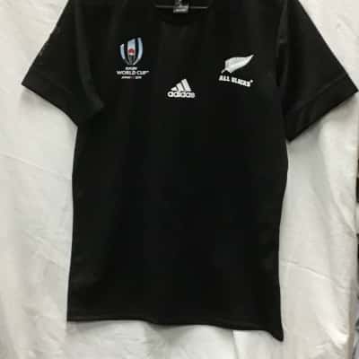 Adidas Unisex  Size M Short Sleeve Shirt Black  