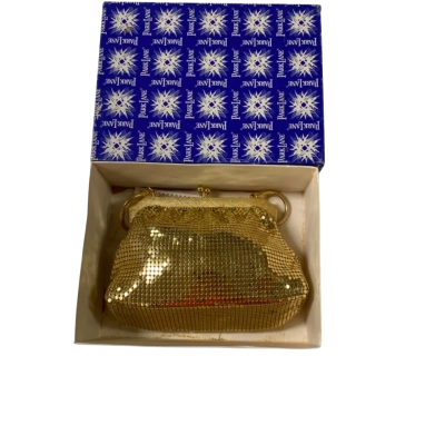Vintage Parklane Mesh Bag Gold