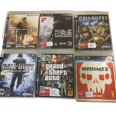 Lot of 6 PS3 Games. PlayStation 3