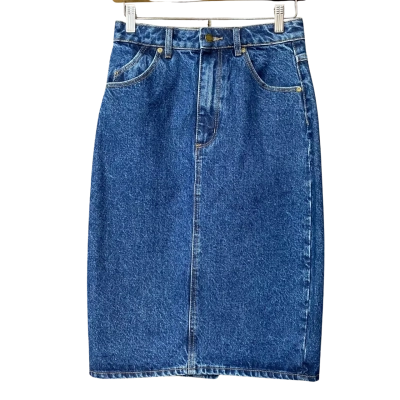 Rollas Womens Size 26/AU 8 Blue Denim Pencil Skirt  