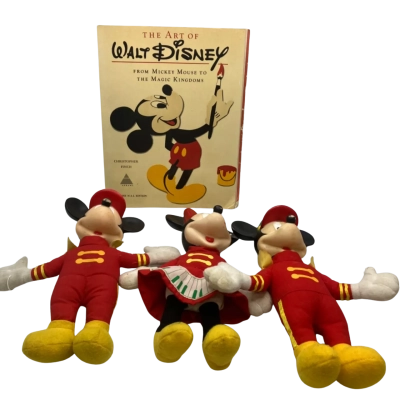 A set of vintage Walt Disney book and McDonald’s mickey