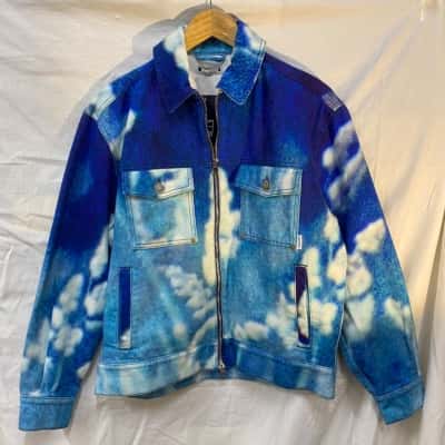  Rassvet and Julian Klincewicz Mens  Size S Denim Jacket Blue 