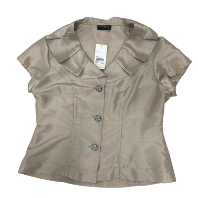 Brand New - Kamiko -  Womens Short Sleeve Shirt - Size 14 - Smoke (RRP $89.95)