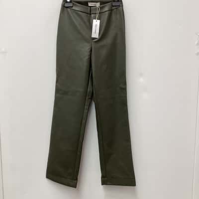 Perfect Stranger Womens  Size 8 Straight Leg Pants Green / Khaki 