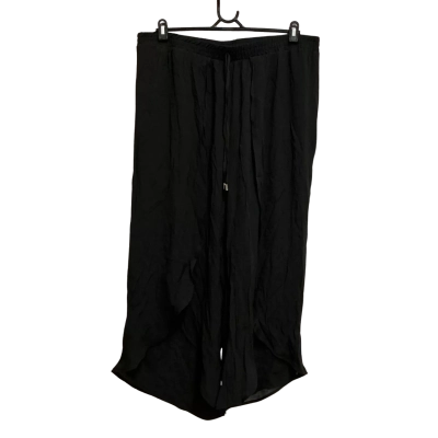 beme Womens  Size 16 Tie Waist Wrap Pants Black  