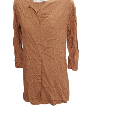 H&M Womens  Size XS Long Sleeve Shirt Brown 