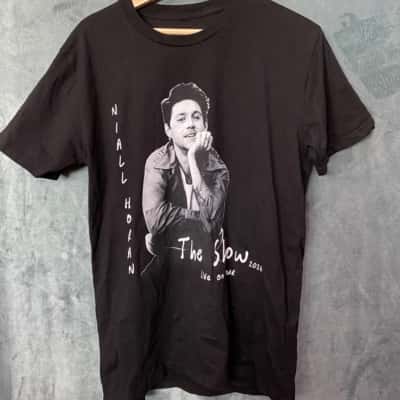 Niall Horan Womens  Size M T-shirts Blue / Pattern 