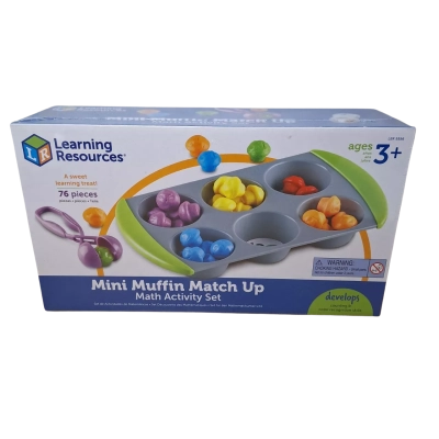 Learning Resources Mini Muffin Match Up Math Activity Set 